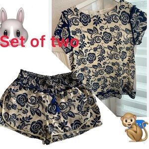 SCOTH & SODA SET OW TWO girl kids SHORTS AND TOP SIZE 12 /152​